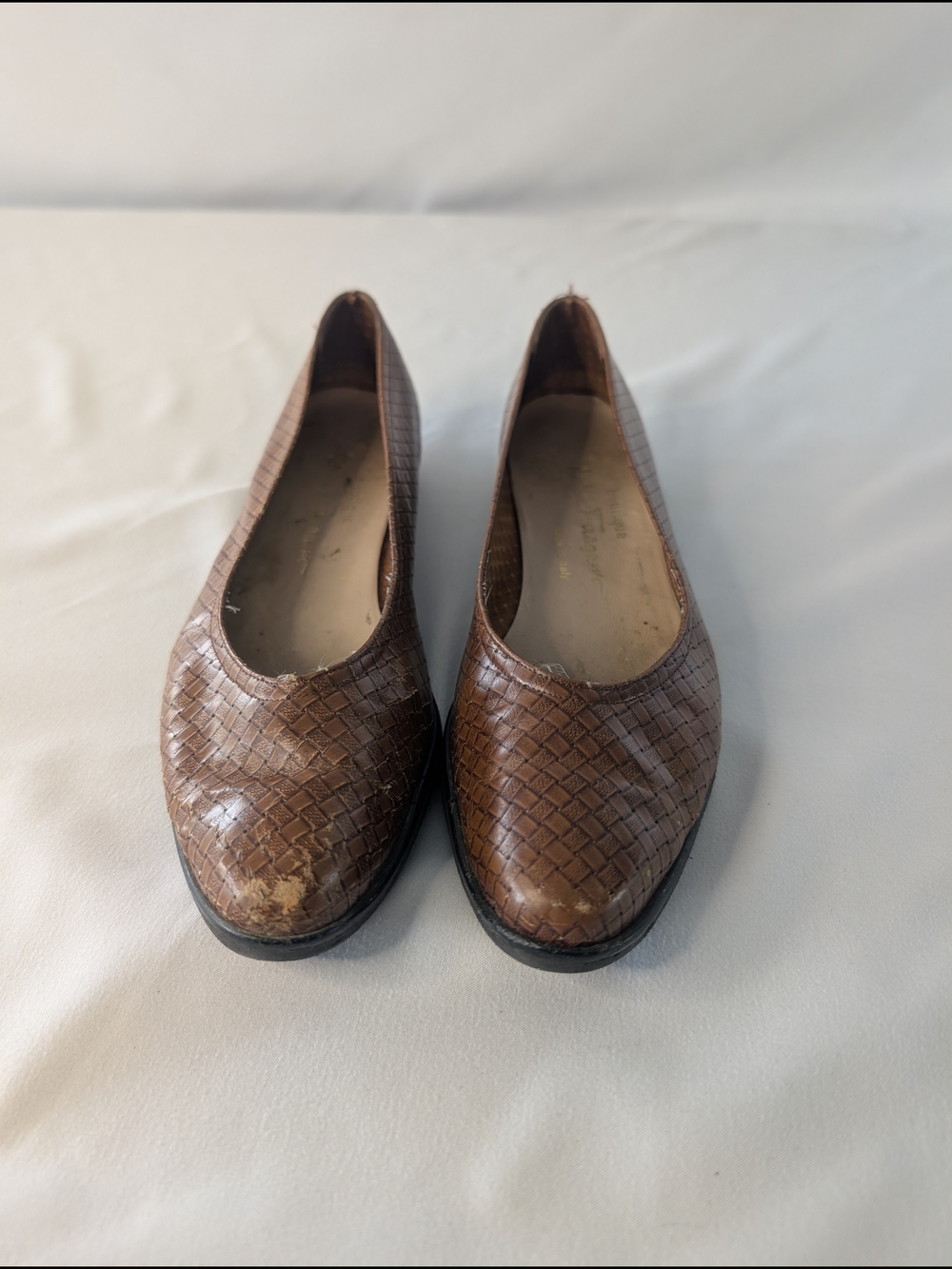 Salvatore Ferragamo Boutique Leather Brown Slip-on Size 8